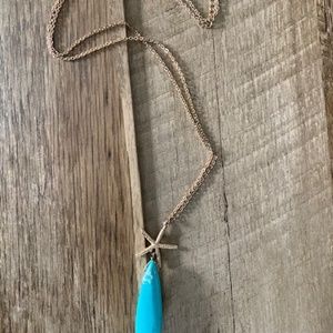 Gold Starfish Necklace